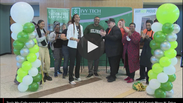 Tamika Catchings opens Tea’s Me Cafe on Ivy Tech campus